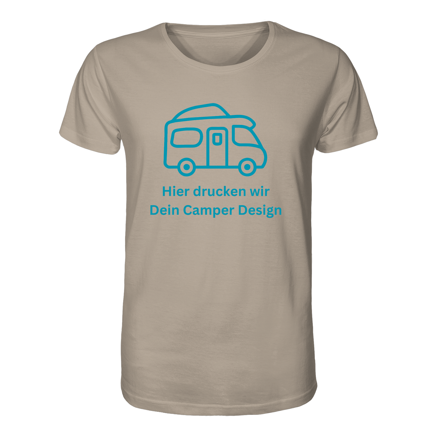 Organic Shirt "Desert Dust" - bedruckt mit Deiner Camper Illustration
