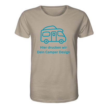Organic Shirt "Desert Dust" - bedruckt mit Deiner Camper Illustration