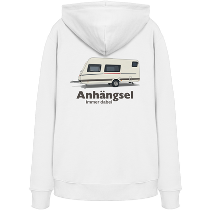Premium Organic Hoodie "White" - vorne und hinten bedruckt mit Deiner Camper Illustration