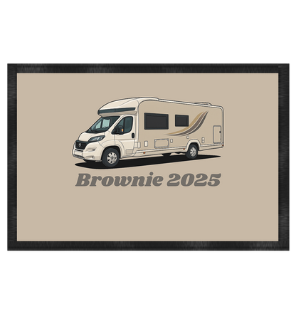 Fußmatte 60x40cm "Sand" - bedruckt mit Deiner Camper Illustration