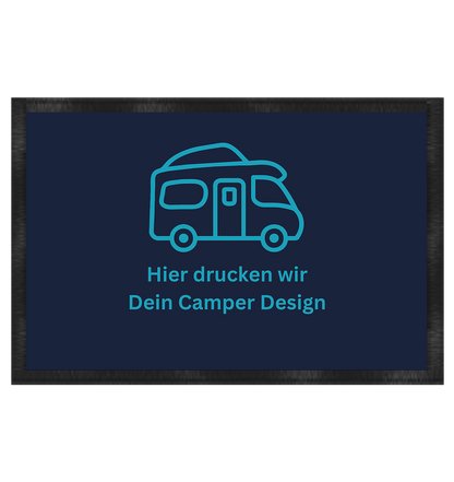 Fußmatte 60x40cm "Navy" - bedruckt mit Deiner Camper Illustration