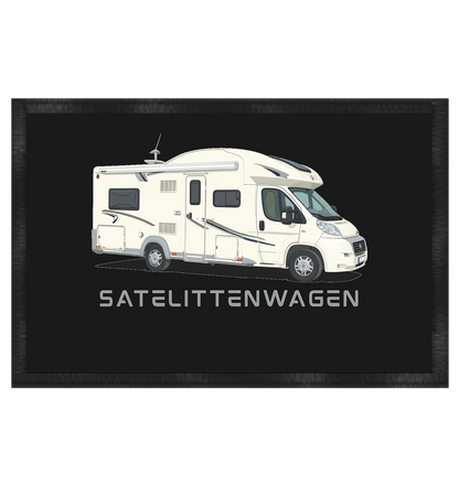 Fußmatte 60x40cm "Black" - bedruckt mit Deiner Camper Illustration