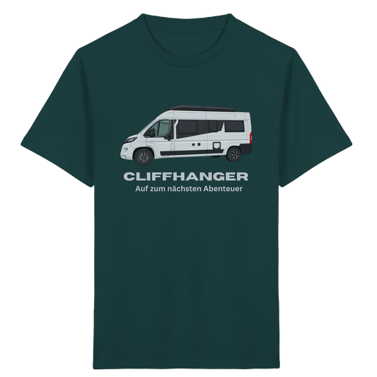Kids Organic Shirt "Glazed Green" - bedruckt mit Deiner Camper Illustration