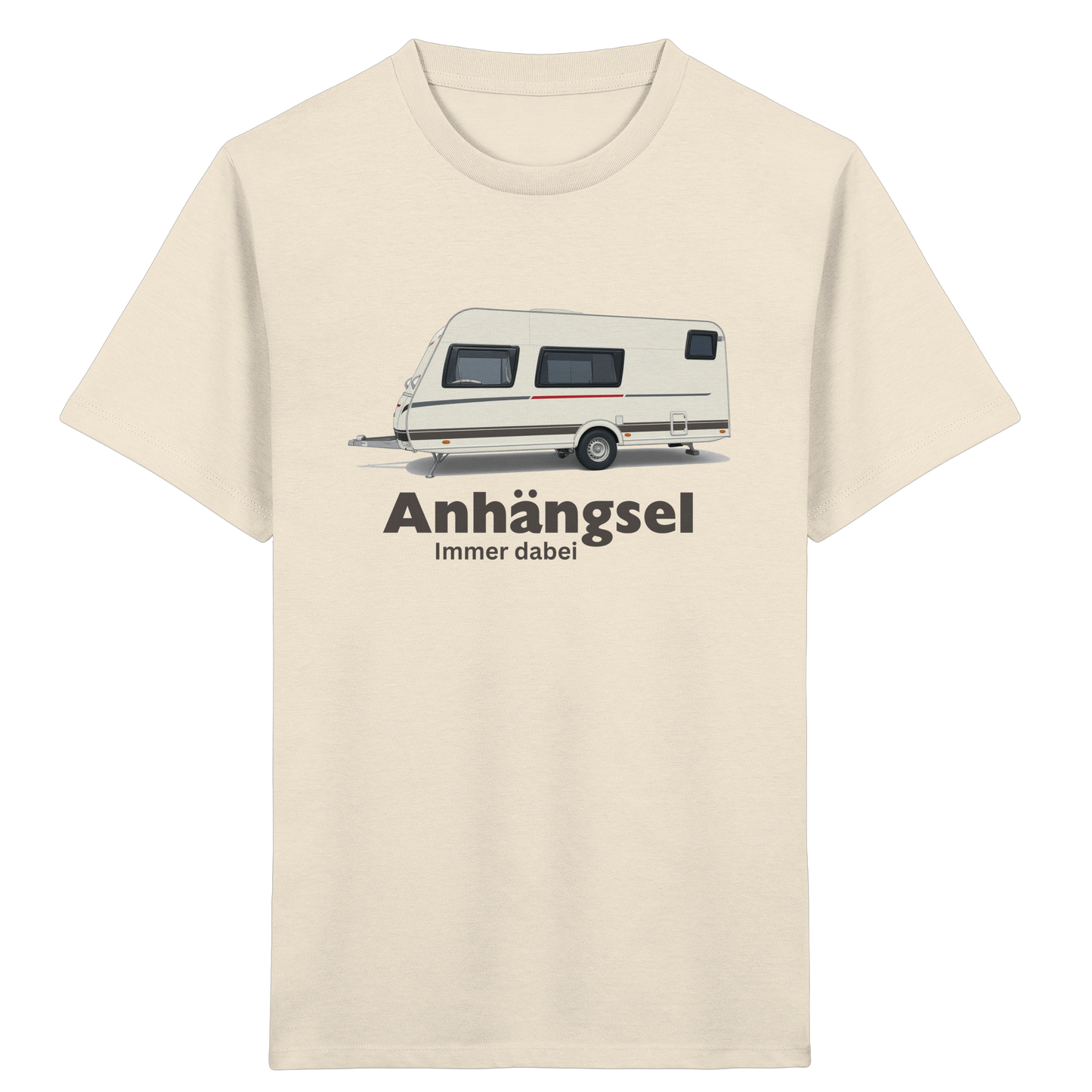 Kids Organic Shirt "Natural Raw" - bedruckt mit Deiner Camper Illustration