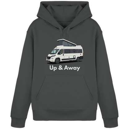 Organic Hoodie "Anthracite" - bedruckt mit Deiner Camper Illustration