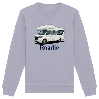 Organic Sweatshirt "Serene Blue" - bedruckt mit Deiner Camper Illustration