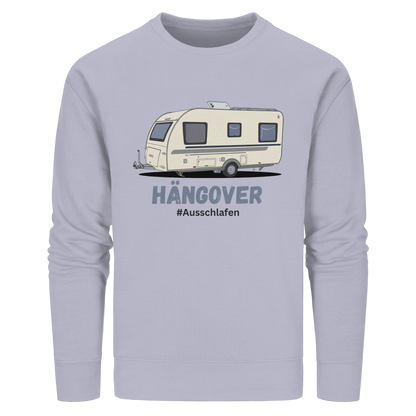 Organic Sweatshirt "Serene Blue" - bedruckt mit Deiner Camper Illustration