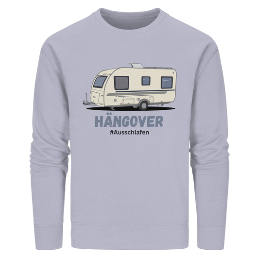 Organic Sweatshirt "Serene Blue" - bedruckt mit Deiner Camper Illustration