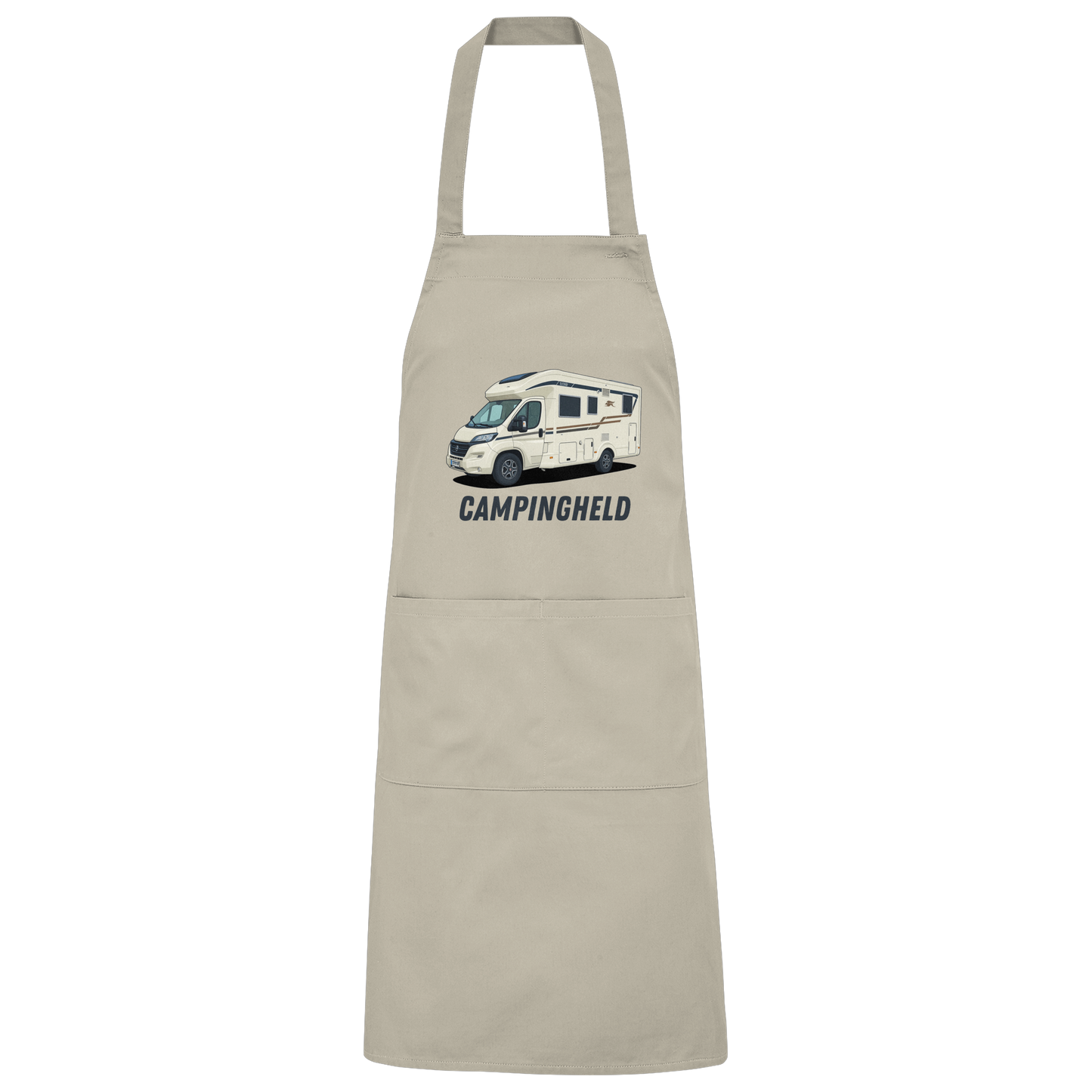 Organic Grillschürze "Rope" - bedruckt mit Deiner Camper Illustration