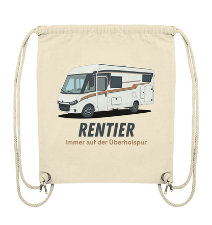 Organic Gym-Bag "Natural" - bedruckt mit Deiner Camper Illustration