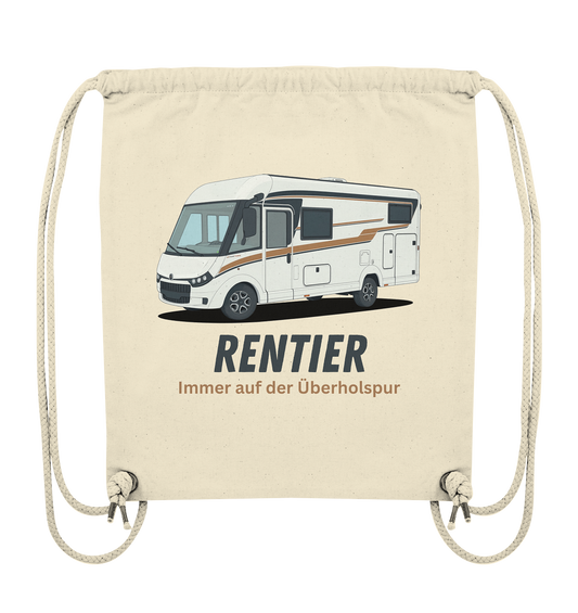 Organic Gym-Bag "Natural" - bedruckt mit Deiner Camper Illustration