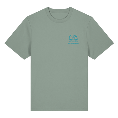 Premium Organic Shirt "Aloe" - vorne und hinten bedruckt mit Deiner Camper Illustration