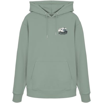 Premium Organic Hoodie "Aloe" - vorne und hinten bedruckt mit Deiner Camper Illustration