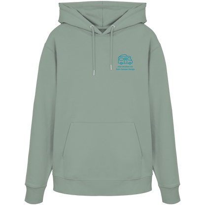 Premium Organic Hoodie "Aloe" - vorne und hinten bedruckt mit Deiner Camper Illustration