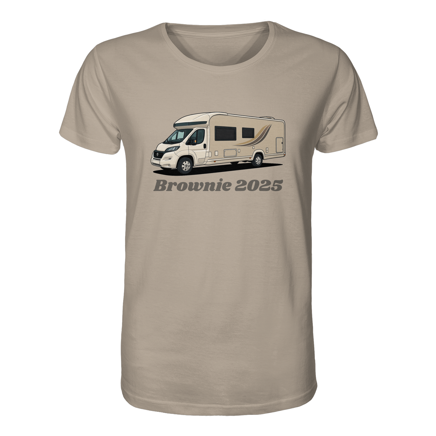 Organic Shirt "Desert Dust" - bedruckt mit Deiner Camper Illustration