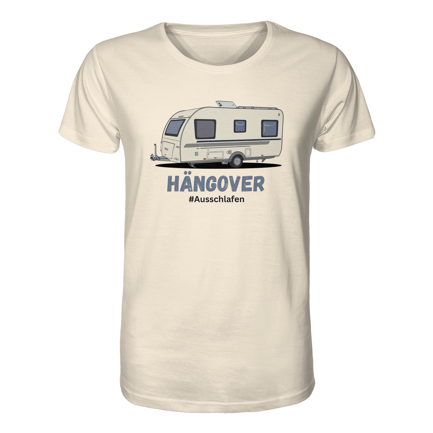 Organic Shirt "Natural Raw" - bedruckt mit Deiner Camper Illustration