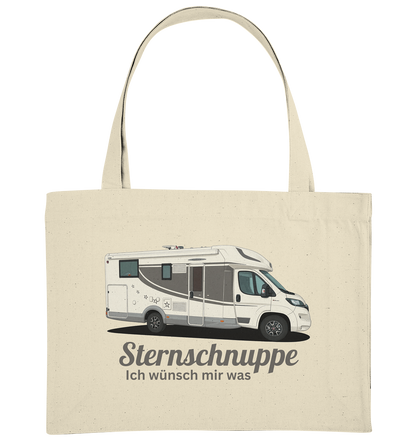 Organic Shopping-Bag "Natural" - bedruckt mit Deiner Camper Illustration