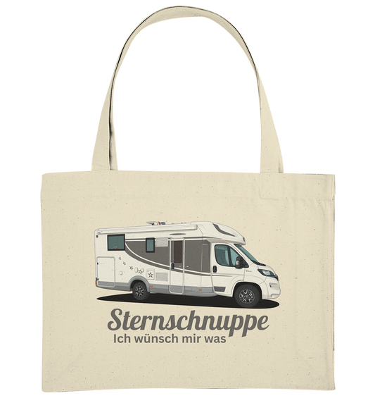 Organic Shopping-Bag "Natural" - bedruckt mit Deiner Camper Illustration