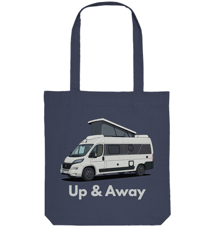 Organic Tote-Bag "Midnight Blue" - bedruckt mit Deiner Camper Illustration