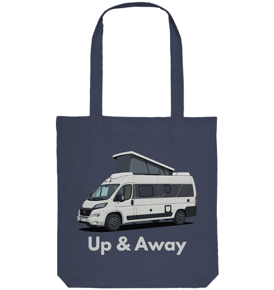 Organic Tote-Bag "Midnight Blue" - bedruckt mit Deiner Camper Illustration