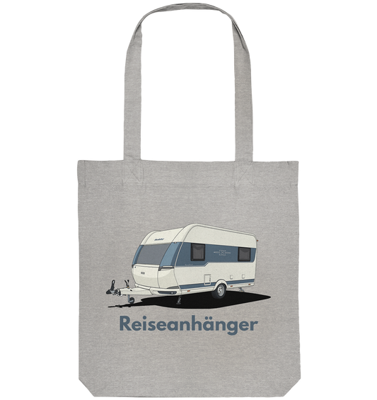 Organic Tote-Bag "Heather Grey" - bedruckt mit Deiner Camper Illustration