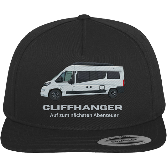Premium Snapback Cap "Black" - bedruckt mit Deiner Camper Illustration