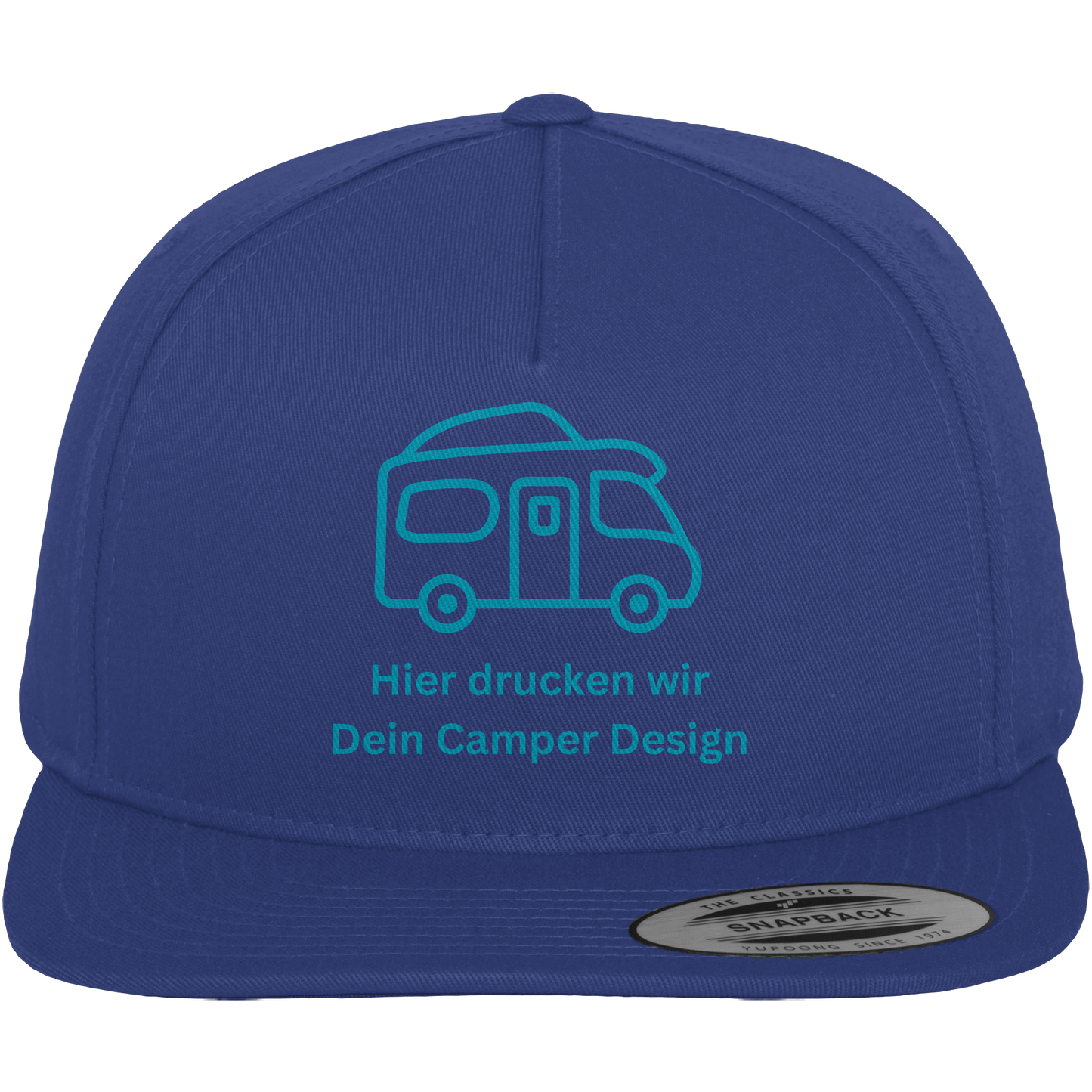 Premium Snapback Cap "Royal" - bedruckt mit Deiner Camper Illustration