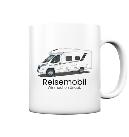 Tasse matt - bedruckt mit Deiner Camper Illustration