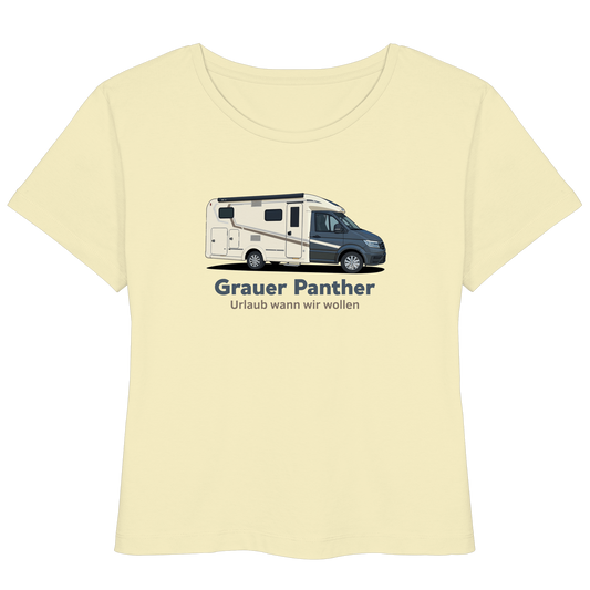 Womens Organic Lightweight T-Shirt "Butter" - bedruckt mit Deiner Camper Illustration