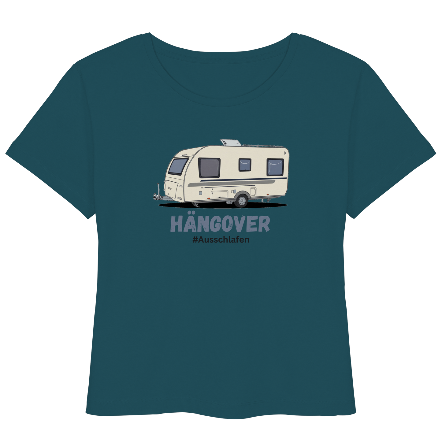 Womens Organic Lightweight T-Shirt "Stargazer" - bedruckt mit Deiner Camper Illustration